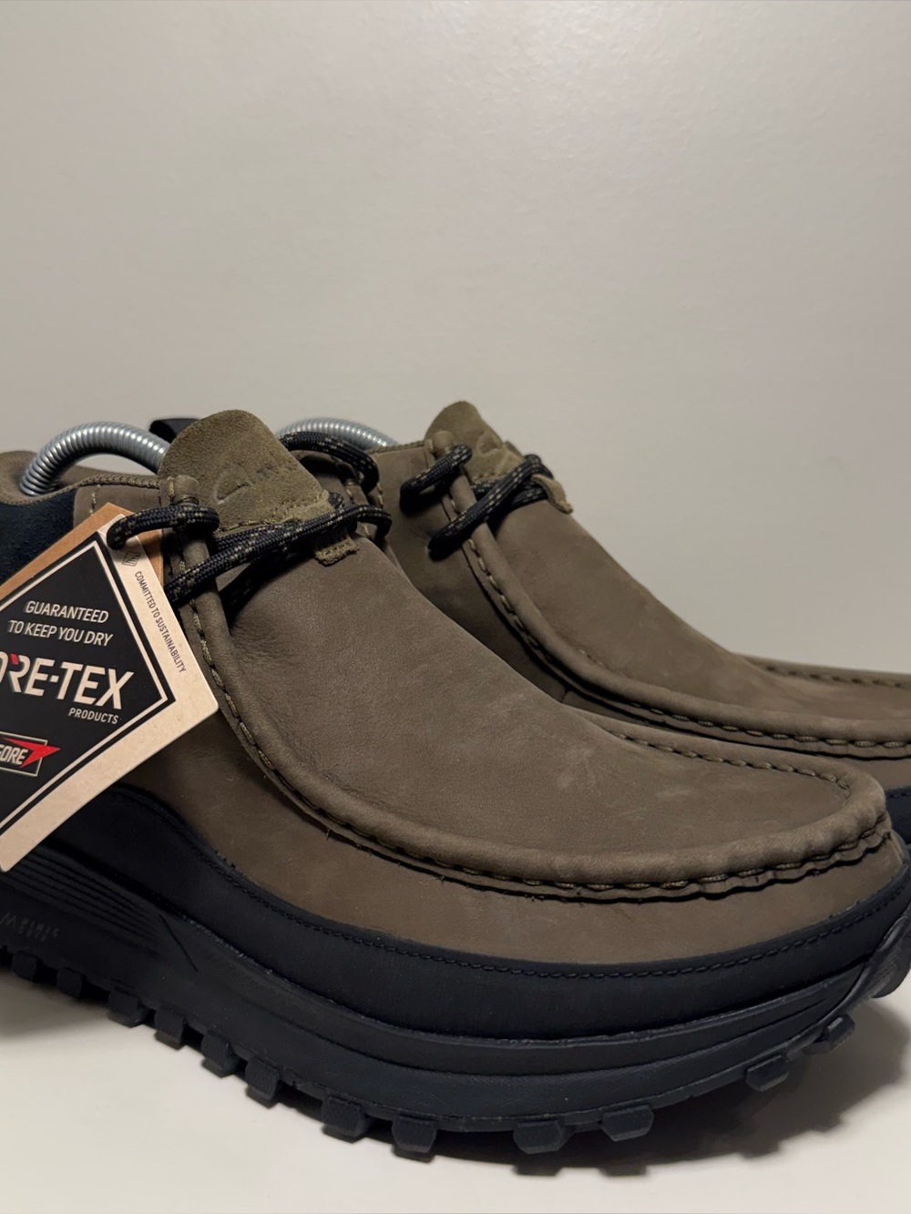 Clarks ATL TK Wall Boot GTX Dark Olive Nubuck Men’s Size 7.5 Outdoor Gore-Tex